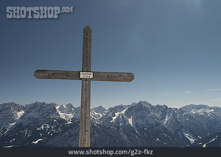 
                Alpen, Gipfelkreuz, Lienzer Dolomiten                   