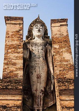 
                Statue, Thailand, Buddha, Wat Mahathat                   