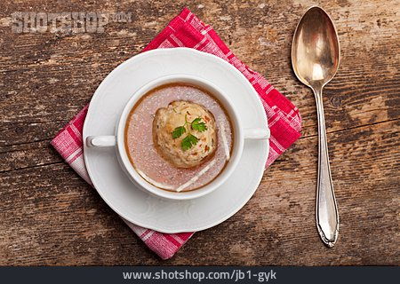 
                Suppe, Speckknödel                   