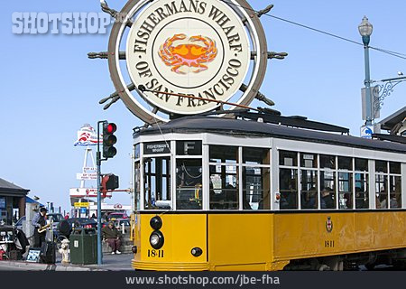
                San Francisco, Straßenbahn, Fisherman’s Wharf                   
