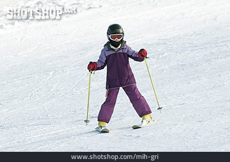 
                Kind, Skifahrer, Skilaufen                   