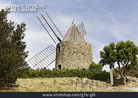 
                Windmühle, Grimaud                   