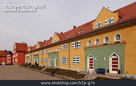 
                Häuserzeile, Thüringen, Gotha                   
