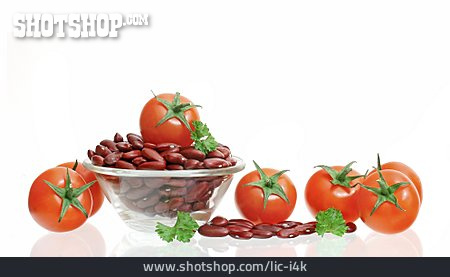 
                Tomate, Zutaten, Kidneybohne                   