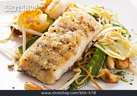 
                Asiatische Küche, Fischfilet, Papageifisch                   
