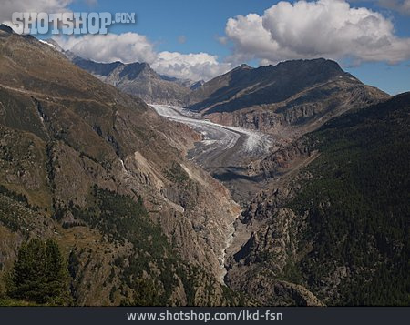 
                Gebirge, Gletscher, Aletschgletscher                   