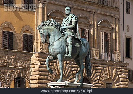 
                Statue, Reiterstandbild, Cosimos I. Von Giambologna                   