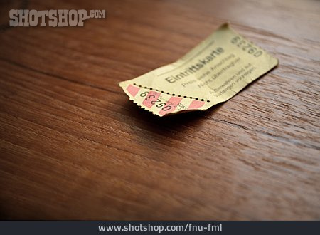 
                Ticket, Eintrittskarte                   