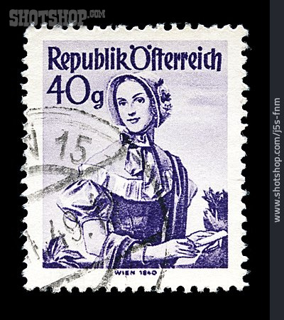 
                österreich, Briefmarke                   