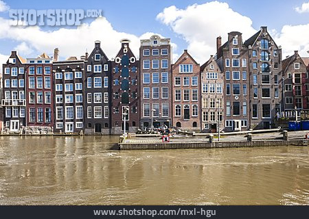 
                Häuserzeile, Amsterdam, Amstel, Damrak                   