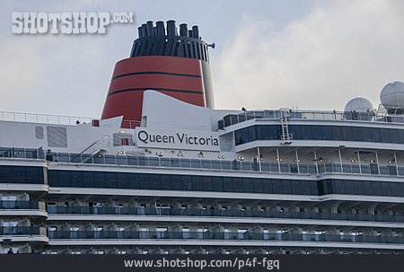 
                Deck, Passagierschiff, Queen Victoria                   