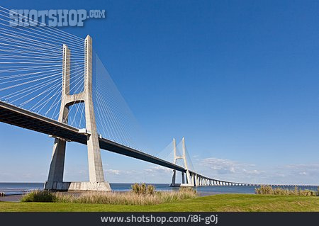 
                Brücke, Schrägseilbrücke, Ponte Vasco Da Gama                   