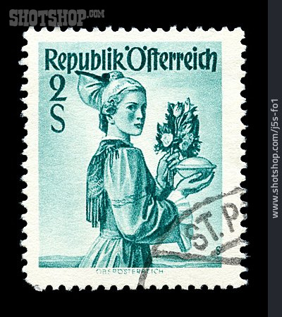 
                Briefmarke, Oberösterreich                   
