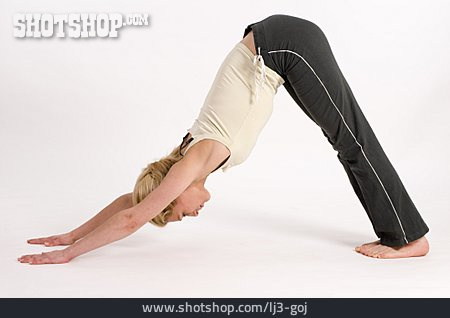 
                Frau, Yoga                   