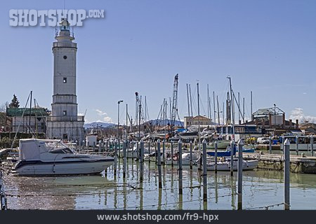 
                Hafen, Leuchtturm, Rimini                   