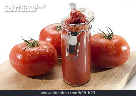 
                Tomate, Tomatensauce, Einmachglas                   