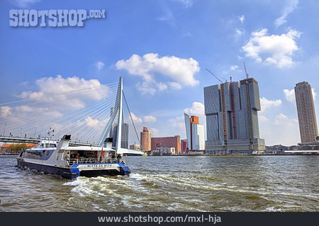 
                Stadtansicht, Rotterdam, Nieuwe Maas                   