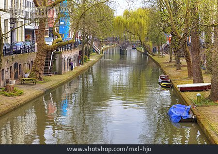 
                Kanal, Gracht, Utrecht                   