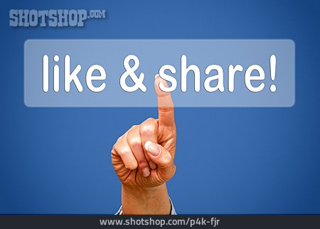 
                Verbreiten, Social Media, Social Network, Like, Share                   