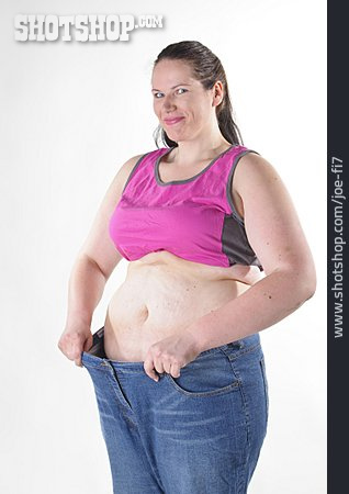 
                Frau, Diät, Gewichtsabnahme                   