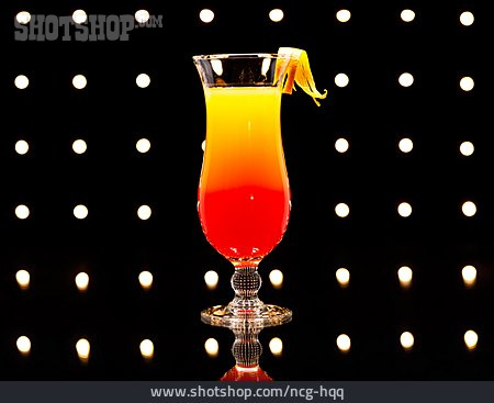 
                Cocktail, Tequila Sunrise                   
