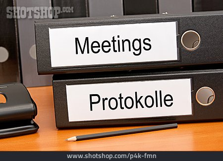 
                Meeting, Protokoll                   