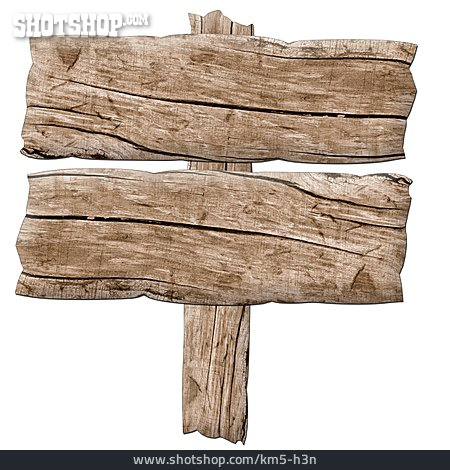 
                Holzschild                   