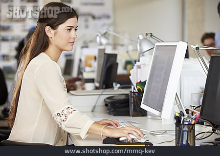 
                Young Woman, Office & Workplace, Workplace, Advertising Agency                   