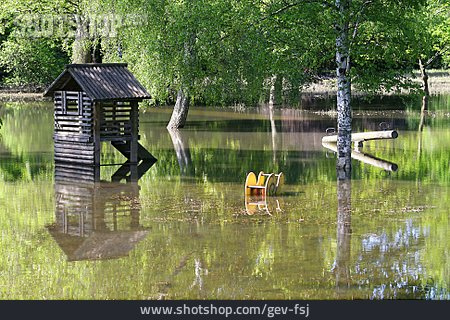 
                Hochwasser, Bad Salzungen, Werra                   