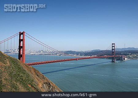 
                San Francisco, Hängebrücke, Golden Gate Bridge                   