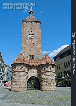 
                Nürnberg, Weißer Turm, Torturm                   