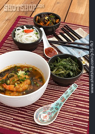 
                Asiatische Küche, Meeresfrüchte, Suppe                   