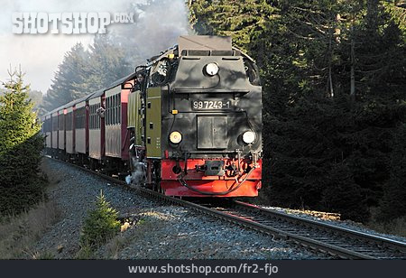 
                Dampflok, Schmalspurbahn, Brockenbahn                   