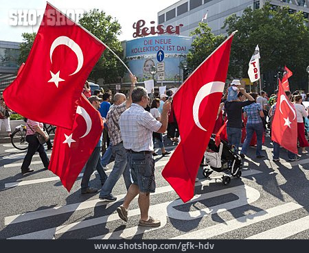 
                Demonstration, Türkei, Kundgebung                   