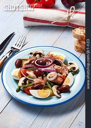 
                Salat, Salatteller, Französische Küche, Nizza-salat                   