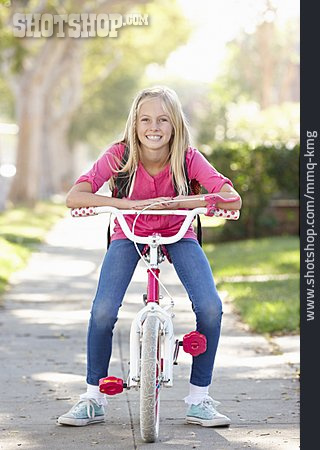 
                Kind, Mädchen, Fahrrad                   