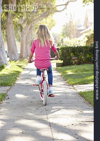 
                Kind, Mädchen, Radfahren                   
