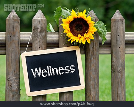 
                Wellness & Relax, Kreidetafel, Wellnessurlaub                   