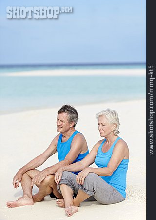 
                Rentner, Pause & Auszeit, Erholung, Seniorenpaar                   