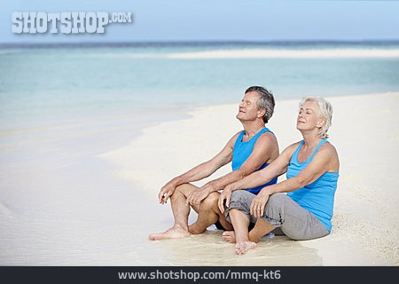 
                Rentner, Pause & Auszeit, Erholung, Seniorenpaar                   