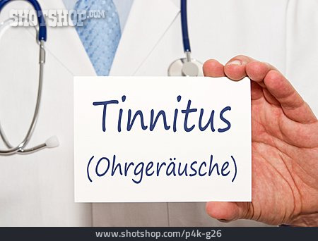 
                Krankheit, Diagnose, Tinnitus                   