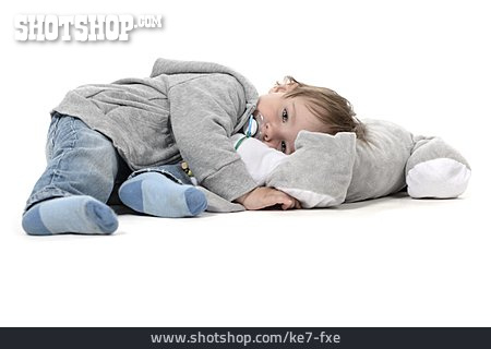 
                Kleinkind, Müde, Einschlafen                   