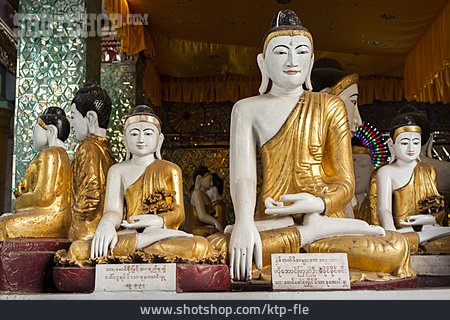 
                Buddha, Buddhafigur, Rangun                   