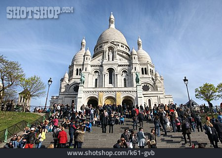 
                Tourismus, Montmartre, Sacre-coeur                   