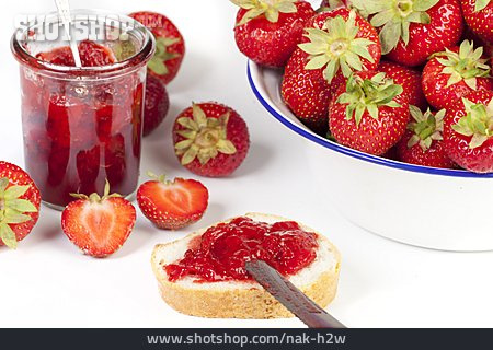 
                Erdbeere, Frühstück, Marmeladenbrot                   