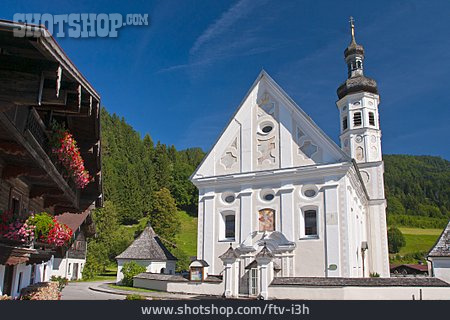 
                Kirche, St. Michael, Aschau, Sachrang                   