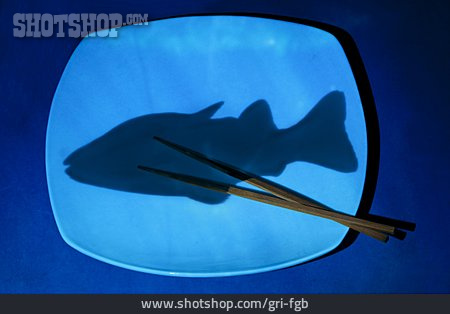 
                Fisch, Silhouette, Projektion                   