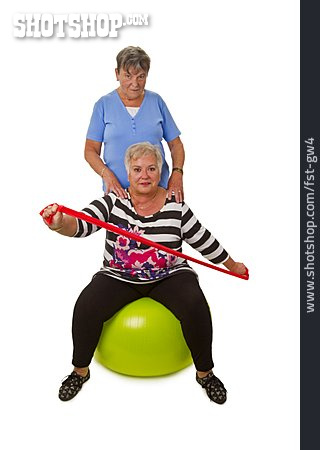 
                Gymnastik, Aktive Seniorin                   