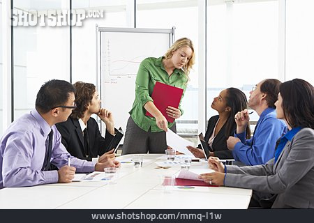 
                Teamarbeit, Meeting, Geschäftsleute                   