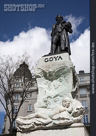 
                Denkmal, Skulptur, Goya                   